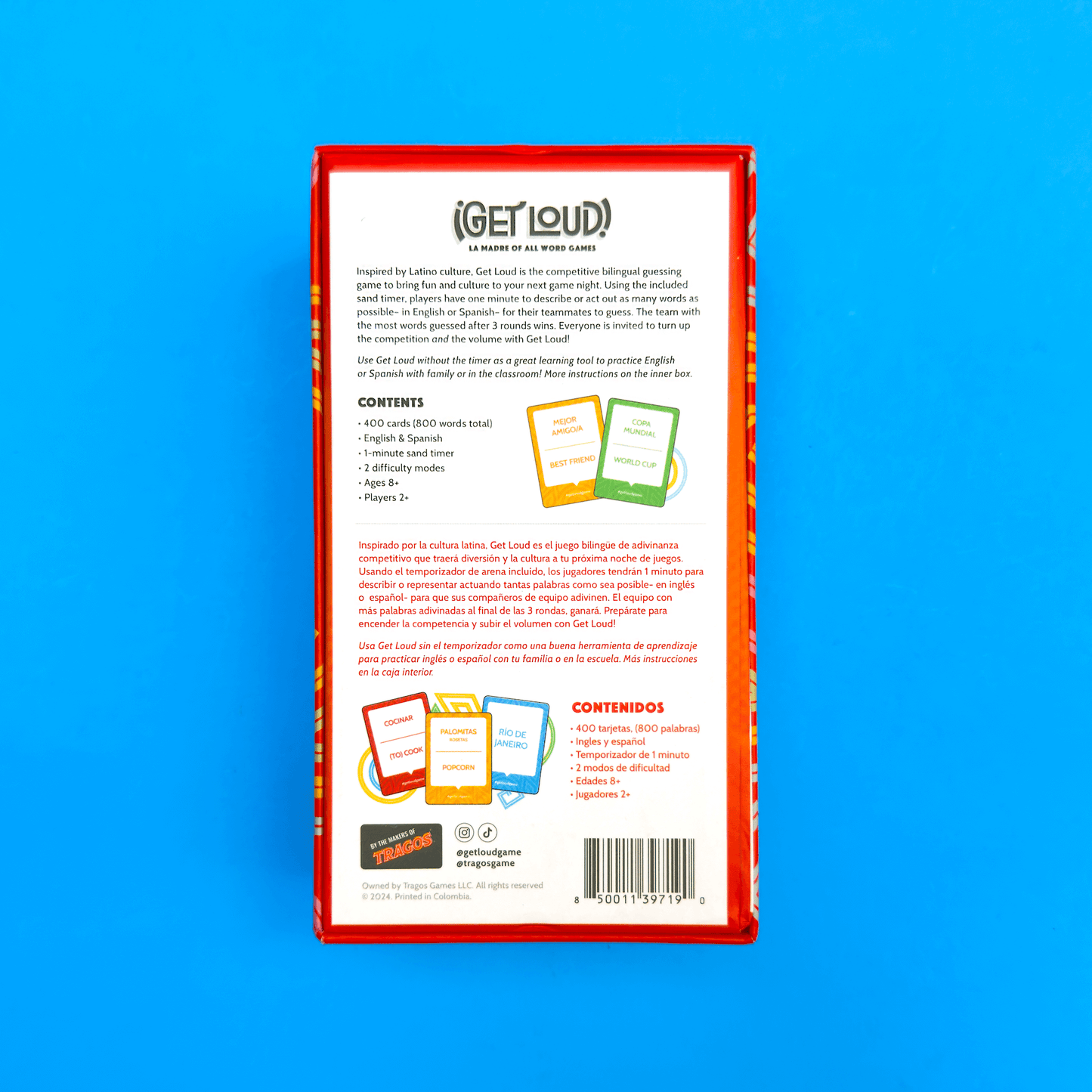 Get Loud: Bilingual Guessing Word Game