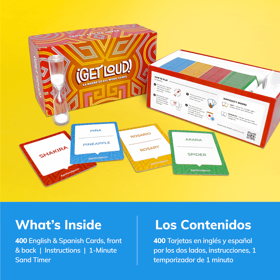 NEW! Get Loud: Bilingual Guessing Word Game