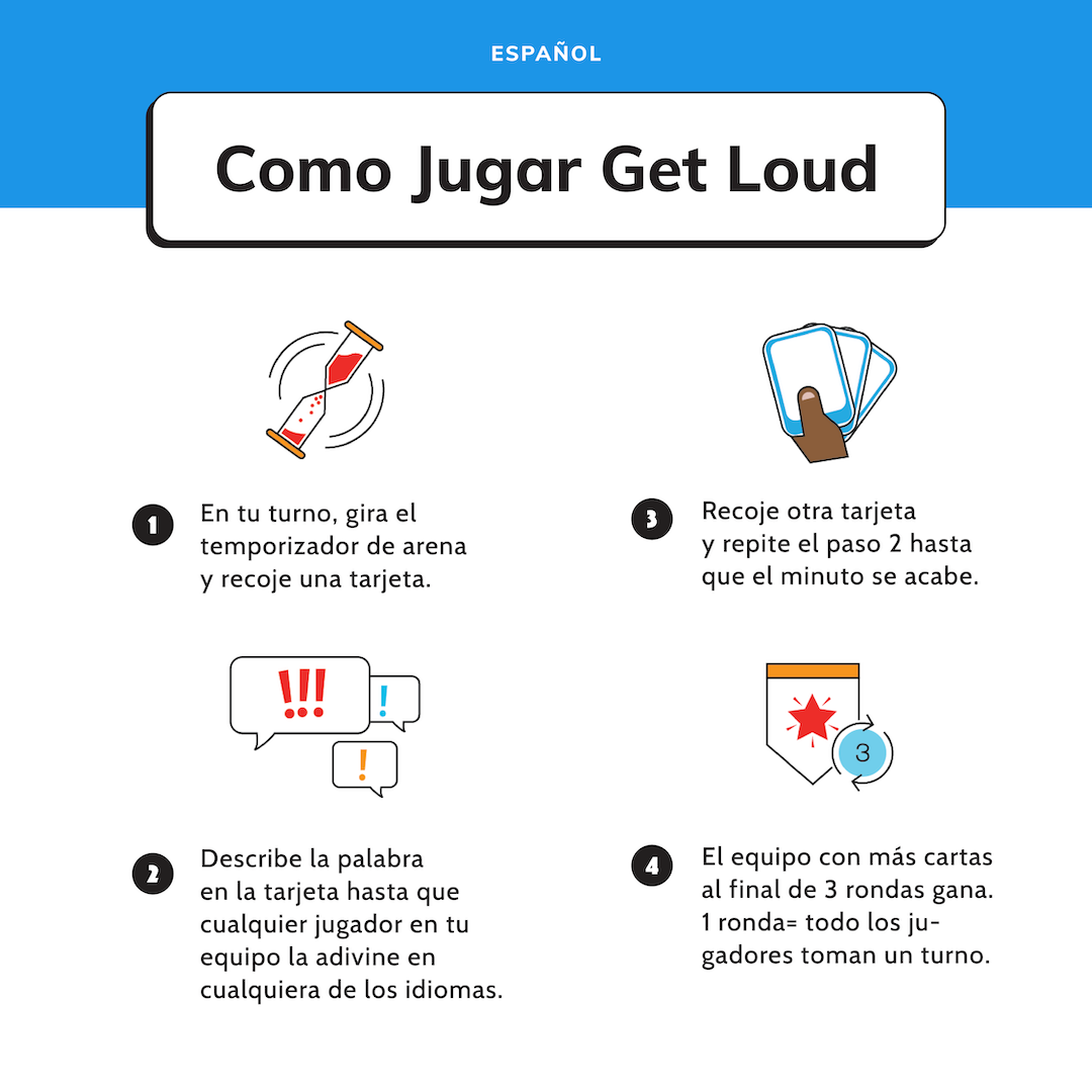 NEW! Get Loud: Bilingual Guessing Word Game