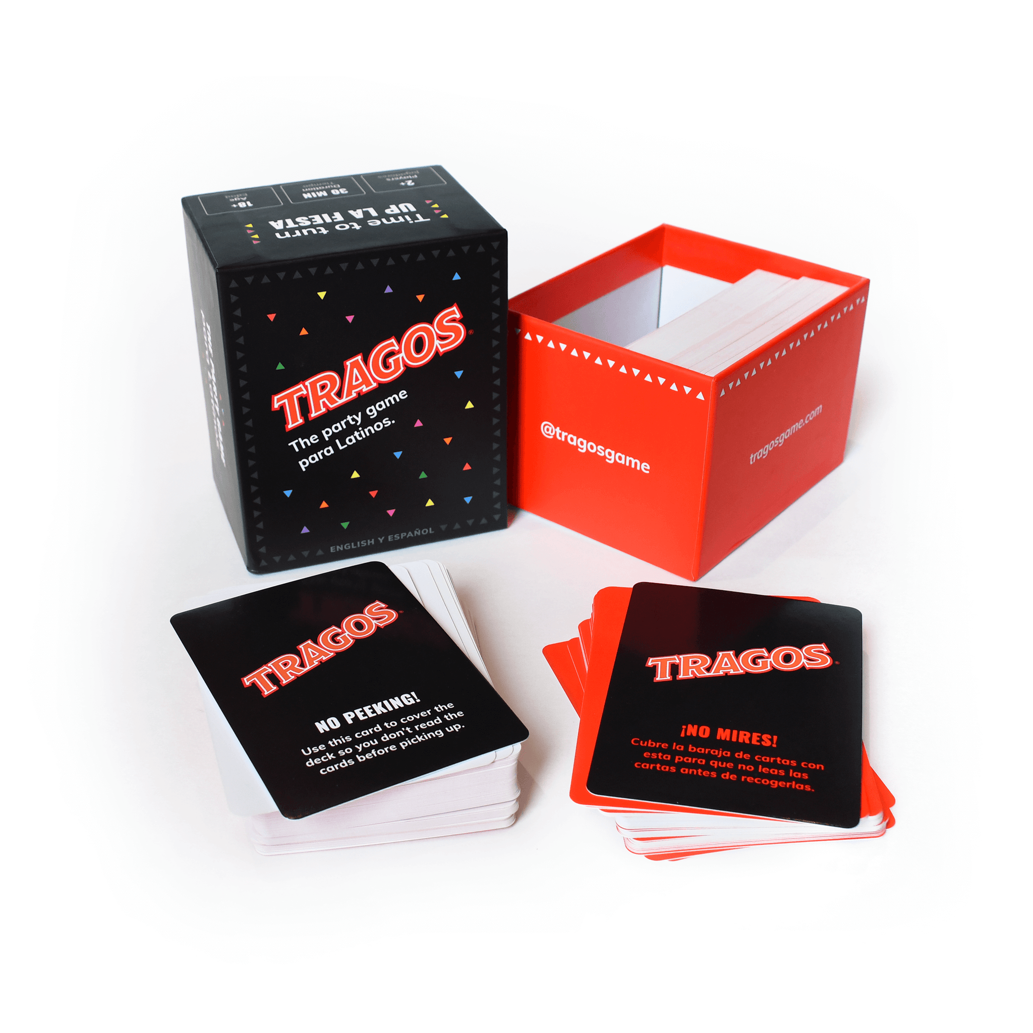 Tragos Drinking Card Game Made by Latinos, mostly for Latinos.