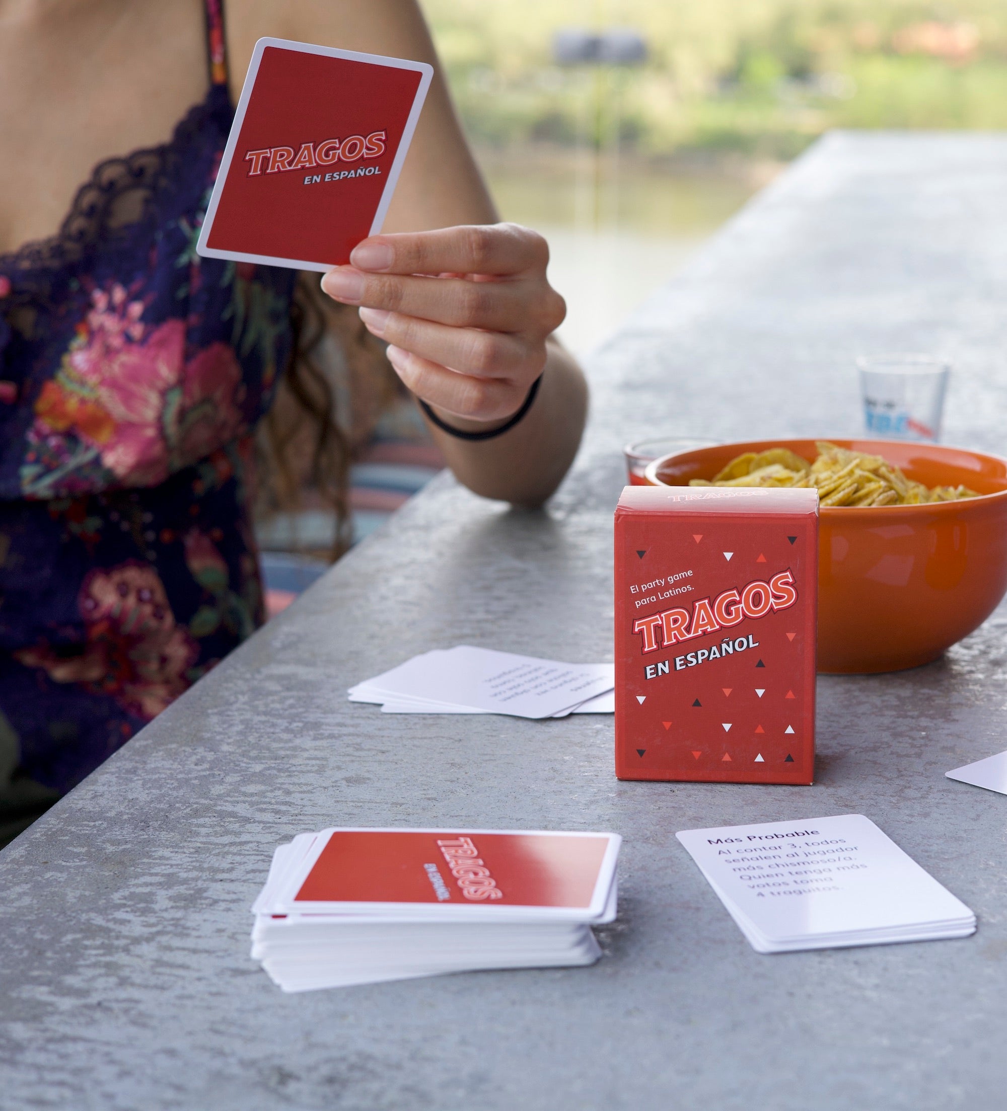 Tragos Party Game for Latinos - Original Drinking Card Game for Adults