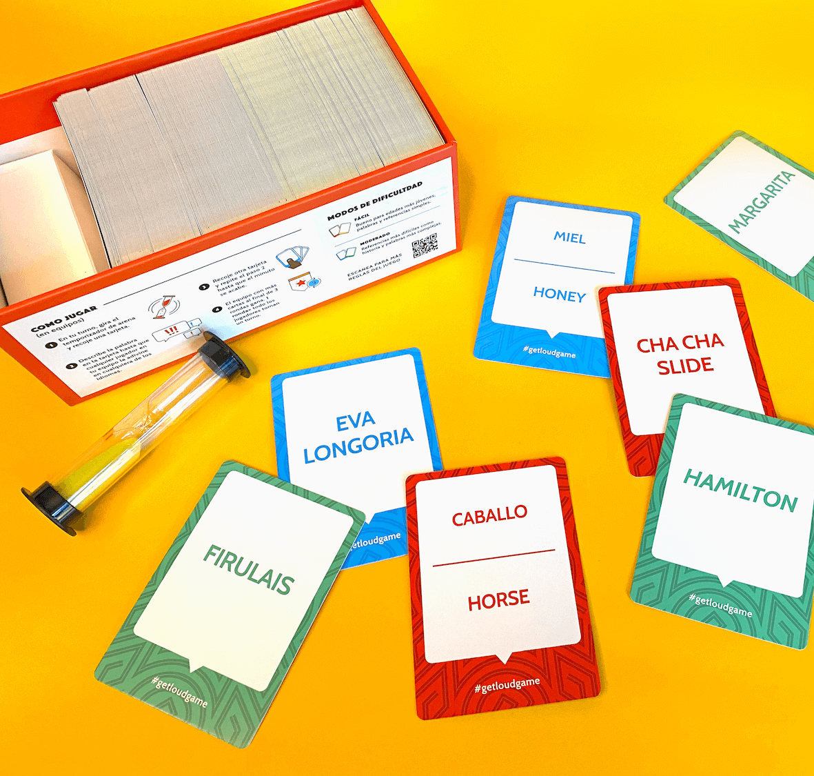 NEW! Get Loud: Bilingual Guessing Word Game – Tragos