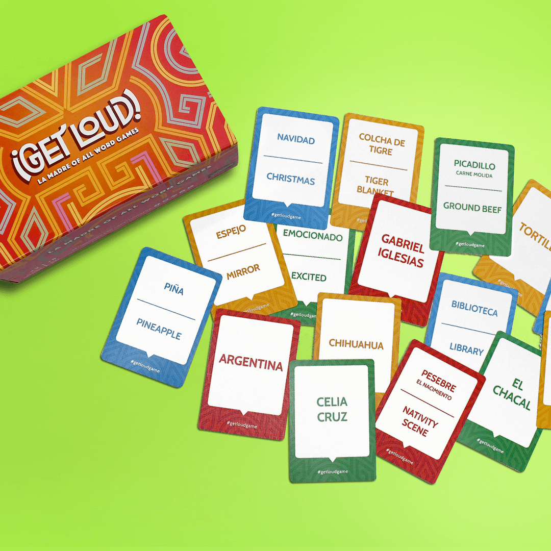 NEW! Get Loud: Bilingual Guessing Word Game – Tragos